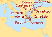 Itinerario De Turquia a Grecia
