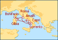 Ver el itinerario del Crucero Mediterraneo Occidental
