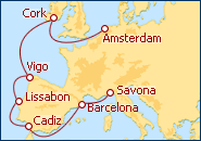 Ver el itinerario del Crucero La Ruta de los Mercantes 
