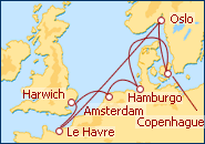 Ver el itinerario del Crucero Las Capitales de Europa I 