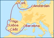 Ver el itinerario del Crucero Grandes Capitales del Atl�ntico