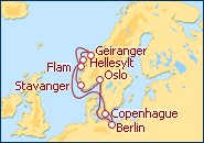 Ver el itinerario del Crucero Dinamarca, Noruega y Alemania III