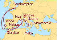 Mediterraneo desde Southampton