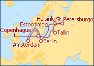 Ver el itinerario del Crucero Escandinavia y Rusia II