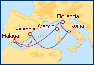 Ver el itinerario del Crucero Mediterr�neo Cl�sico 