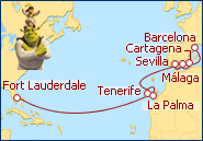 Ver el itinerario del Crucero Rumbo a Florida