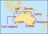 Itinerario Australia desde Perth