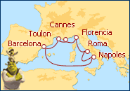 Ver el itinerario del Crucero Mediterr�neo Ins�lito III