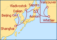 Itinerario Gran aventura desde Vancouver a Pekin
