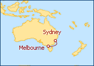 Ver el itinerario del Crucero Crucero de Sydney a Melbourne  