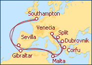 Ver el itinerario del Crucero Mediterr�neo 