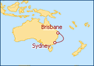 Itinerario Mini Crucero desde Sydney a Brisbane