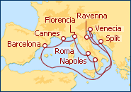 Ver el itinerario del Crucero Secretos Italianos IV