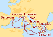 Ver el itinerario del Crucero Islas Griegas
