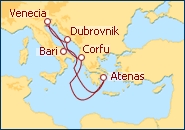 Ver el itinerario del Crucero Mares con historia II 
