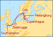 Ver el itinerario del Crucero Escandinavia