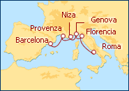 Ver el itinerario del Crucero Mediterr�neo Oriental desde Roma II