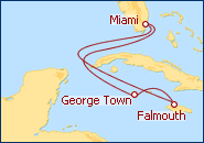 Ver el itinerario del Crucero Florida, Jamaica e Islas Caym�n 2012