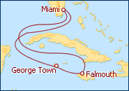 Ver el itinerario del Crucero Florida, Jamaica e Islas Caym�n 