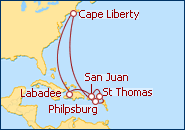 Ver el itinerario del Crucero Aromas Caribe�os VIII