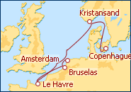Itinerario Desde Amsterdam a Copenhague