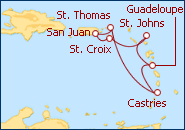 Ver el itinerario del Crucero Sonidos Caribe�os