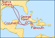 Ver el itinerario del Crucero Caribe