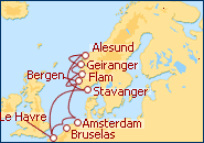 Itinerario Noruega, Holanda I