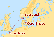 Minicrucero Noruega, Dinamarca