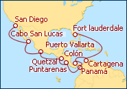 Hacia el Oeste del Canal de Panama 2012