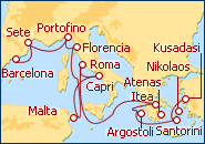 Itinerario Gran Aventura desde Barcelona a Atenas