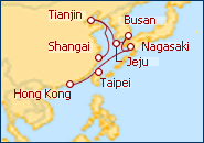 Crucero China, Taiwan y Corea del Sur 2013