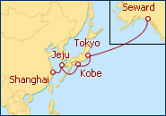 Crucero De Shangai a Alaska 2013