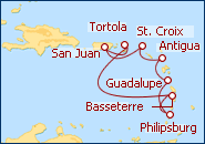 Itinerario Antillas y Puerto Rico