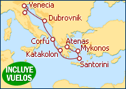 Ver el itinerario del Crucero Rondo Veneciano II 
