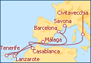 Ver el itinerario del Crucero La Cuna de las Civilizaciones