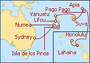 Rhapsody Of The Seas desde Honolulu 2012