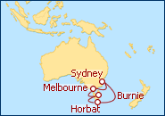Itinerario Rhapsody Of The Seas desde Sydney