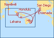 Ver el itinerario del Crucero Rodeando Hawai 