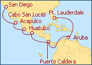 Ver el itinerario del Crucero Explorador del Canal de Panama 