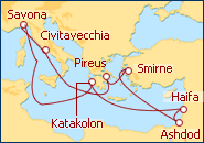 Ver el itinerario del Crucero La Cuna de las Civilizaciones