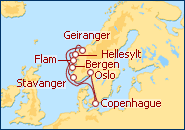 Itinerario Fiordos Noruegos  