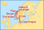 Ver el itinerario del Crucero La Tierra de los Vikingos II