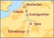 De Amsterdam a Estrasburgo