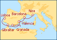 Itinerario Francia, Espa�a y Portugal 2013