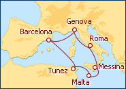 Italia, Túnez y Malta