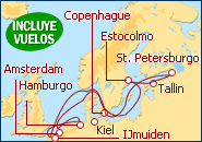 Alemania, Paises Bajos, Suecia, Estonia y Rusia