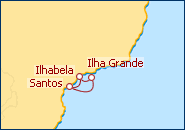 Ver el itinerario del Crucero Ilha Grande e Ilhabela