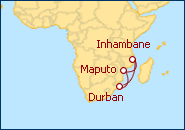 Ver el itinerario del Crucero Sud�frica y Mozambique I