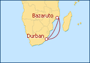 Ver el itinerario del Crucero Sud�frica y Mozambique II